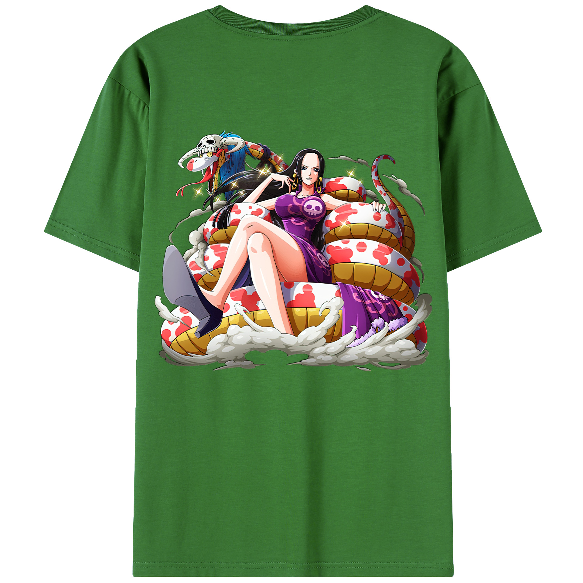 ワンピース ボア・ハンコック ONE PIECE Boa·Hancock レディース半袖Tシャツ(バックプリント)
